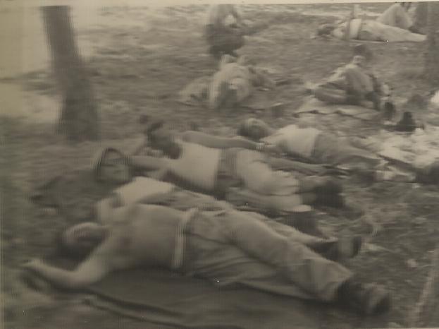 Resting at the Officer's Course